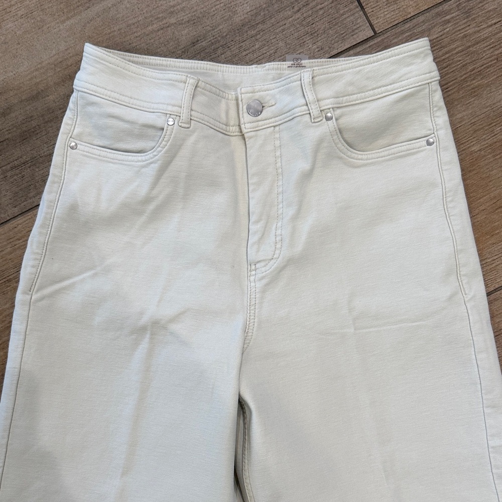CALIA by Carrie Underwood Cream Women Jeans Sz 10 - Picture 3 of 7